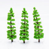 Maxbell 12xModel Fir Tree Train Plastic Trunks Set Scenery Landscape HO N - 10PCS