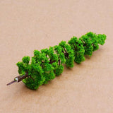 Maxbell 12xModel Fir Tree Train Plastic Trunks Set Scenery Landscape HO N - 10PCS