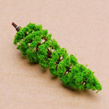 Maxbell 12xModel Fir Tree Train Plastic Trunks Set Scenery Landscape HO N - 10PCS