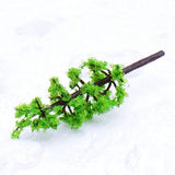 Maxbell 100 Model Green Fir Tree + 16pcs Model Pine Tree Train Set Trunk Landscape Scene