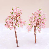 Maxbell Model Tree Train Pink Flowers Set Fuchsia Model Tree Scenery Landscape OO HO