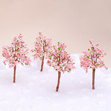 Maxbell Model Tree Train Pink Flowers Set Fuchsia Model Tree Scenery Landscape OO HO