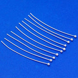 Maxbell Length 2 inch Silver Plated Round Ball Dot Headpins Head Pins Hair Pins Hair Decor Styling Tools Accesosries Pack of 500PCS - Aladdin Shoppers