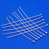Maxbell Length 2 inch Silver Plated Round Ball Dot Headpins Head Pins Hair Pins Hair Decor Styling Tools Accesosries Pack of 500PCS - Aladdin Shoppers