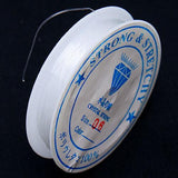 Maxbell 2x Elastic Beading Stretch Cord Wire String Thread 10M Jewelry Making - Clear