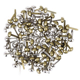 Maxbell Mini Round Scrapbooking Brads - 200pcs