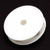 Maxbell 11M 24Gauge Silver Tone Alloy Wire Roll for DIY Jewelry Making Craft 12Yard