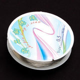 Maxbell 11M 24Gauge Silver Tone Alloy Wire Roll for DIY Jewelry Making Craft 12Yard