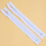 Maxbell 24p White + 50 Mixed Color 7" Nylon Zipper Zips Closed End for DIY Sewing Craft