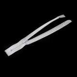 Maxbell 24p White + 50 Mixed Color 7" Nylon Zipper Zips Closed End for DIY Sewing Craft
