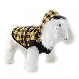 Maxbell Maxbell Yellow Tartan Dog Coat (M)