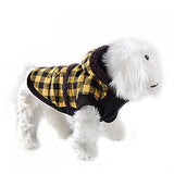 Maxbell Maxbell Yellow Tartan Dog Coat (M)