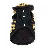 Maxbell Maxbell Yellow Tartan Dog Coat (M)