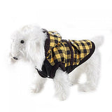 Maxbell Maxbell Yellow Tartan Dog Coat (M)