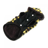 Maxbell Maxbell Yellow Tartan Dog Coat (M)