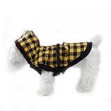 Maxbell Maxbell Yellow Tartan Dog Coat (M)