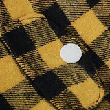 Maxbell Maxbell Yellow Tartan Dog Coat (M)