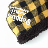 Maxbell Maxbell Yellow Tartan Dog Coat (M)
