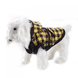 Maxbell Maxbell Yellow Tartan Dog Coat (M)