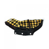 Maxbell Maxbell Yellow Tartan Dog Coat (M)