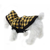 Maxbell Maxbell Yellow Tartan Dog Coat (M)