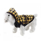Maxbell Maxbell Yellow Tartan Dog Coat (M)