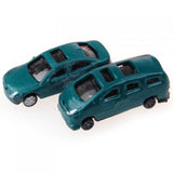 Maxbell 100pcs Painted People Figures & 100 Cars Model Train Street Scenery Layout 1:200