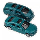 Maxbell 100pcs Painted People Figures & 100 Cars Model Train Street Scenery Layout 1:200