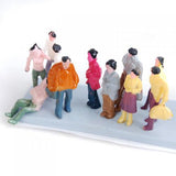 Maxbell 100 Painted Model Trains Figures People Diorama Layout 1:150+12 Trees 1.2 - 6.3"