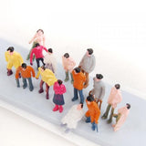 Maxbell 100pcs Train Passenger People Figures Scale 1:150+100pcs Train People Figures