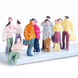 Maxbell 100pcs Train Passenger People Figures Scale 1:150+100pcs Train People Figures