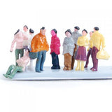 Maxbell 100pcs Train Passenger People Figures Scale 1:150+100pcs Train People Figures