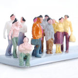 Maxbell 100pcs Train Passenger People Figures Scale 1:150+100pcs Train People Figures