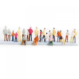 Maxbell 100pcs Train Passenger People Figures Scale 1:150+100pcs Train People Figures