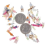 Maxbell 100pcs Train Passenger People Figures Scale 1:150+100pcs Train People Figures