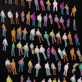 Maxbell 20xNew 100pcs Painted Model Train People Figures Scale (1 to 75) P75-15