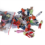 Maxbell 15xNew 100pcs Painted Model Train People Figures Scale (1 to 75) P75-15