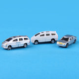 Maxbell 100Pcs Painted Mini Car Model 1/150 N Scale for Train Railroad Street Scene