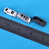 Maxbell 100Pcs Painted Mini Car Model 1/150 N Scale for Train Railroad Street Scene