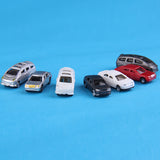 Maxbell 100Pcs Painted Mini Car Model 1/150 N Scale for Train Railroad Street Scene