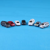 Maxbell 100Pcs Painted Mini Car Model 1/150 N Scale for Train Railroad Street Scene