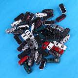 Maxbell 100Pcs Painted Mini Car Model 1/150 N Scale for Train Railroad Street Scene