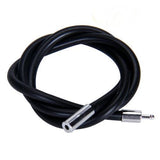 Maxbell 4Pcs 3mm Rubber Cord Chocker NECKLACE STAINLESS STEEL Clasp 35cm 40cm 50cm 60cm