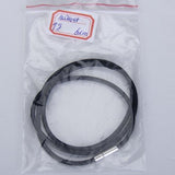 Maxbell 8x 3mm Rubber Cord Necklace Choker Chains With Stainless Steel Closure - 8 Sizes