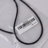 Maxbell 11xRubber Cord Rope Necklace Chain With Stainless Steel End Clasp 20 Inch