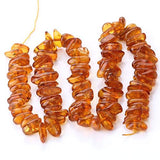 20x7x13mm Honey Brown Synthetic Amber Irregular Chip Gemstone Loose Beads 16 inch