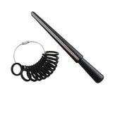 Maxbell Plastic Finger Ring Sizer Mandrel Stick Gauge Jewellery Tool for US UK Size