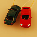 Maxbell 13x10Pcs Flaring Light Painted Model Cars w/ Wires Scale N (1 to 150) EC150-3