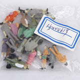Maxbell 50pcs Painted Seated Passengers+24 Standing People Scenery Layout 1:87 HO Scale