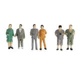 Maxbell 24 Seated+24 Standing Painted People Figures Model Trains Passanger 1:87 HO